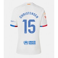 Pánský Fotbalový dres Barcelona Andreas Christensen #15 2023-24 Venkovní Krátký Rukáv